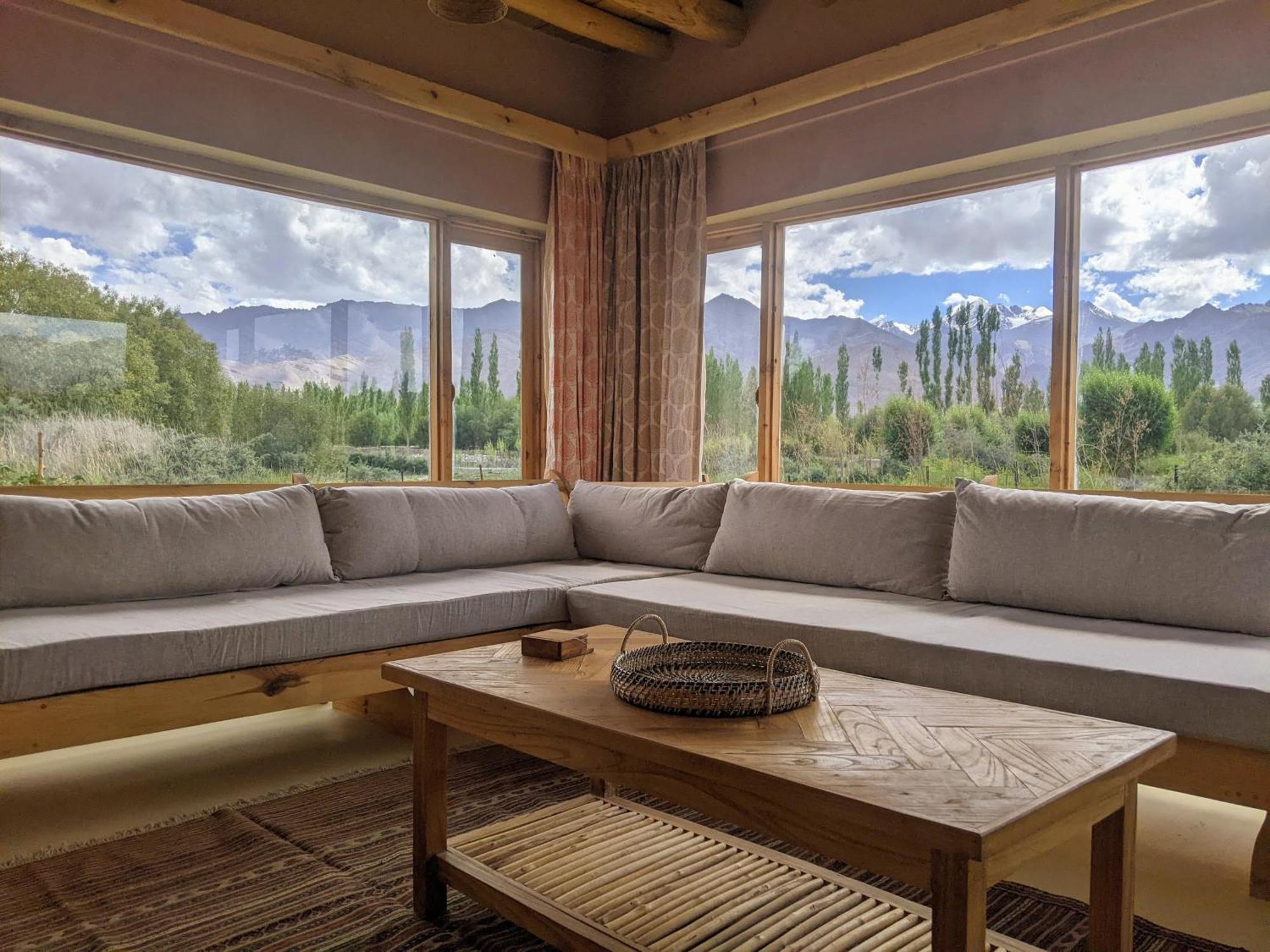 The Indus River Camp Leh Exterior foto